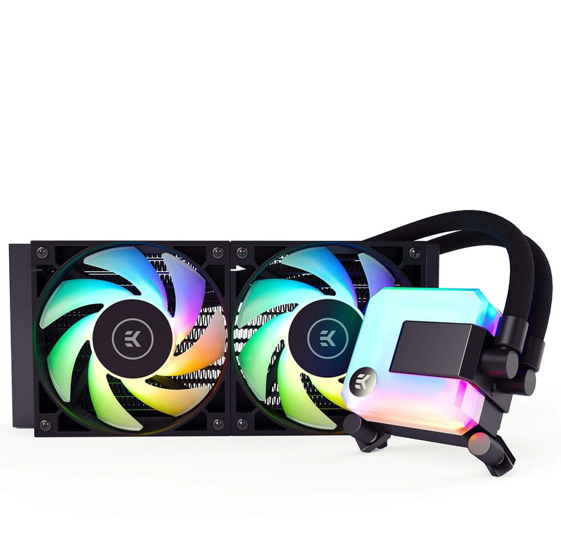 EKWB EK-AIO 240 D-RGB CPU Cooler - Black - مبرد
